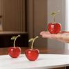 Ornements Cerise en Cristal: Artisanat Décoratif de Fruits de Cerise Souvenirs