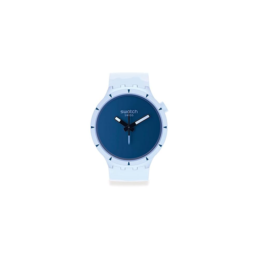Swatch Big Bold Bioceramic Arctic Watch SB03N102, Large Size, Durable, Stylish Design