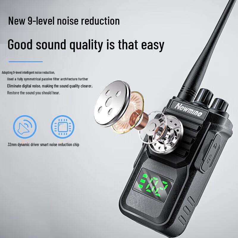 Newmine FT580 Waterproof Two-Way Radio (CN version)