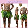 Costum Exquisit Moana Maui cu Tatuaje pentru Adulți și Copii, cu Designuri Realiste