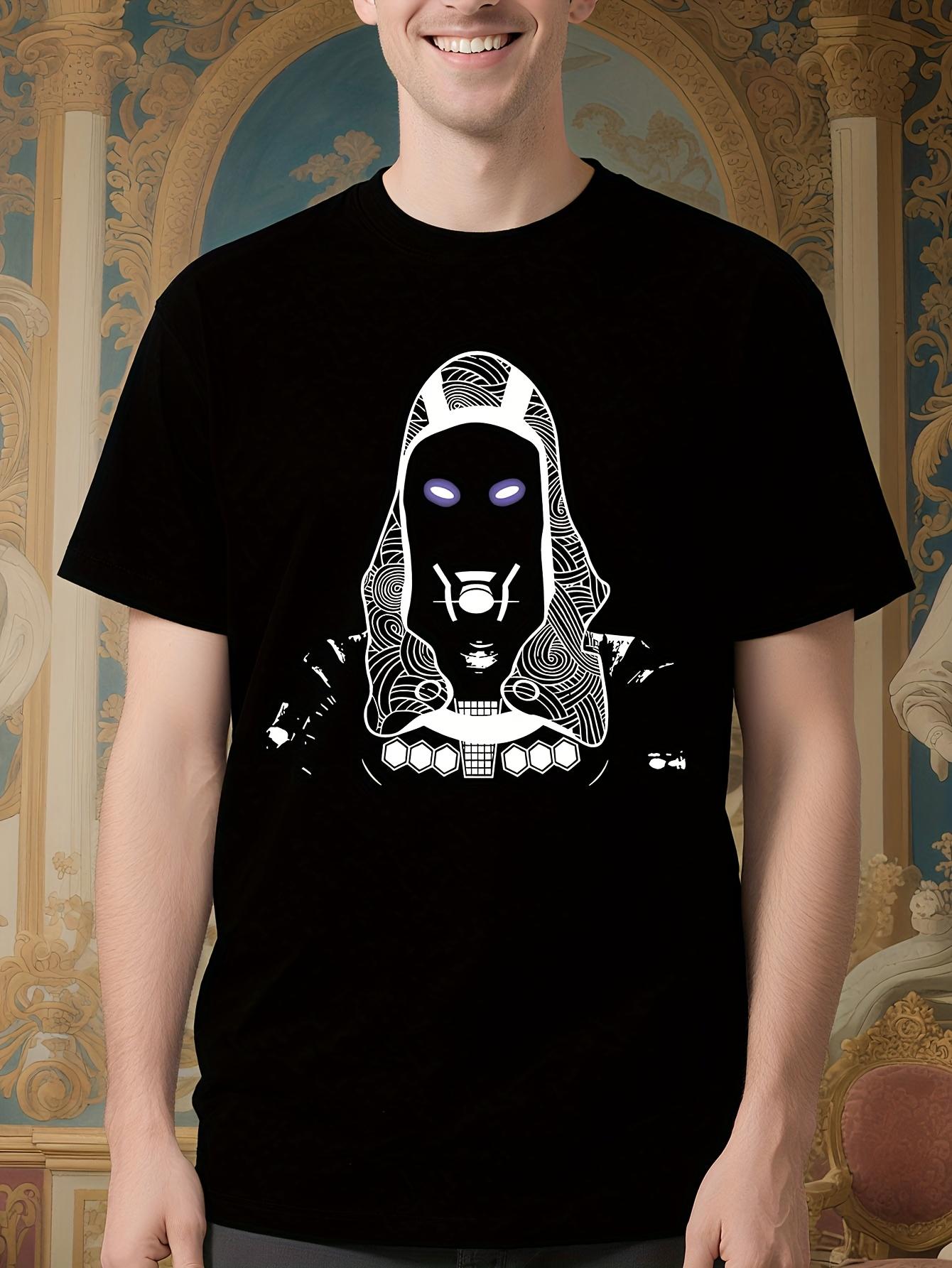 Tali Mass Effect Game Graphic Tshirt - Black with Alien D... S