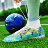 Fußballschuhe Kinder High-Top Fußballschuhe Gummi Kurze Stollen Jugend Sportschuhe Fußball Trainingsschuhe Kunstrasen Herren Fußballschuhe