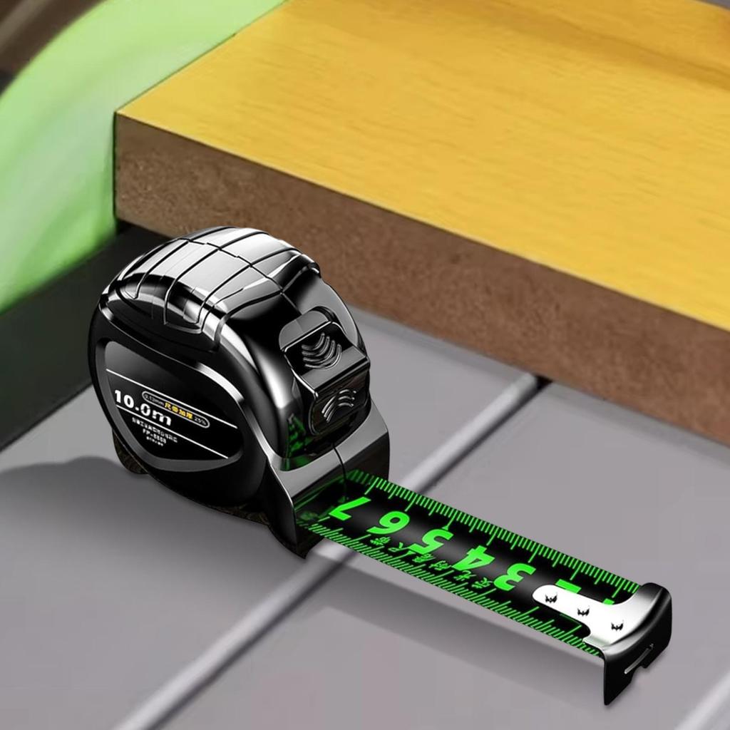 Measurement Tape 2 Pieces 32.8Ft Double Side Scale Tape Measure Waterproof Woodworking Tools Fluorescent Double Side Scale