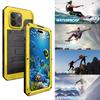 IP68 Waterproof Phone Case for iPhone 16 Pro Metal + Silicone Cover with Screen Protector