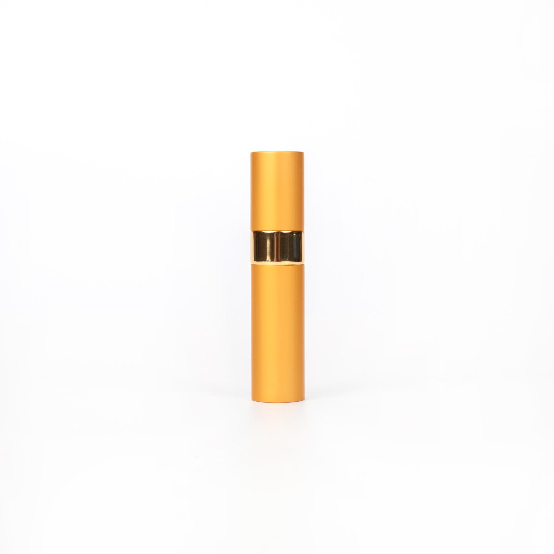 

10ML Travel Perfume Atomizer Bottle - Telescopic Rotating Spray with Aluminum Shell
