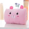 Cartoon Animal Plush Hand Warmer Cushion - Non-Electric Soft Pillow Gift for Kids & Toddlers