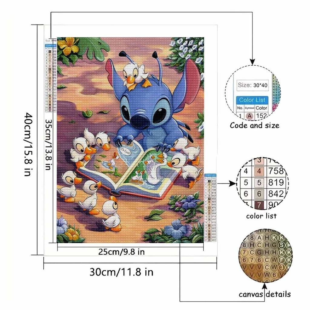 DIY Diamond Painting Stitch Reading A Book Cross Stitch Kit Mosaic Art Diamond Painting Full Circle Diamond Home Decoration