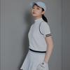 Women S High Neck ShorT Sleeve T ShirT whiTe 37216