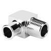 Aluminum Alloy Heater Hose Fitting 90 Degree Connector 1/2in NPT To 5/8in Hose Barb