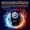 Hyaluronic Acid Ice Fire Condoms 10 Pcs Pack Ultra Thin Natural Latex With Dual Stimulation Design For Enhanced Intimacy