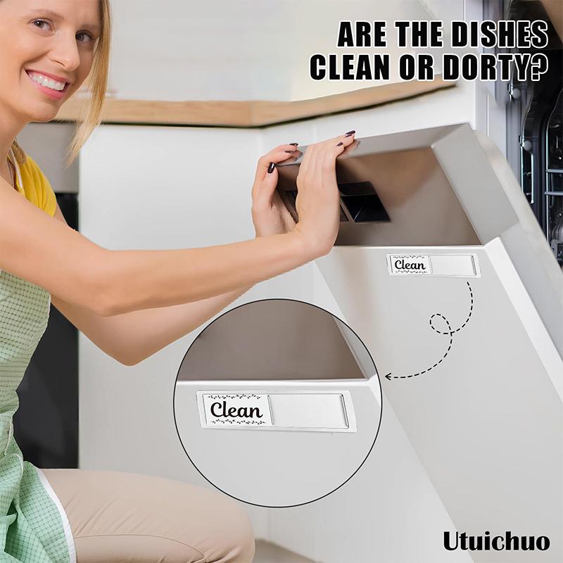 Spülmaschinenmagnet „Clean Dirty Marker“, Magnetmarker für Spülmaschine oder Kühlschrank