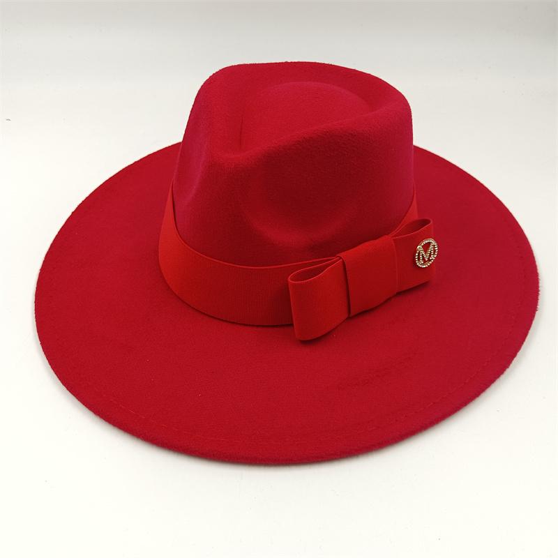 Fedora Fiocco Nuovo Blu Lago Cappello Nuovo Monocromatico Moda Primavera Unisex Cappello Jazz Cappello Fedora Gorras