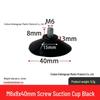 M4-M8 Transparente PVC-Saugnapf mit Gewindestange