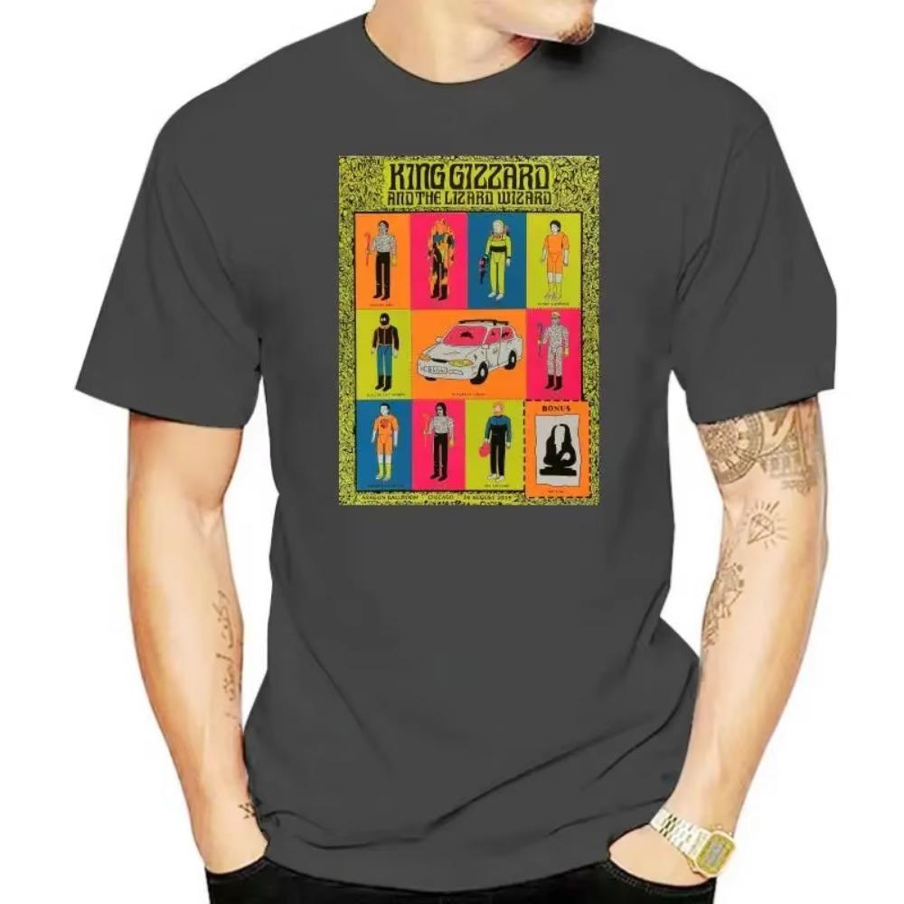 King Gizzard And TheWizard 24 8 2022 Aragon Ballroom Chicago T Shirt Birthday Gift Tee Shirt
