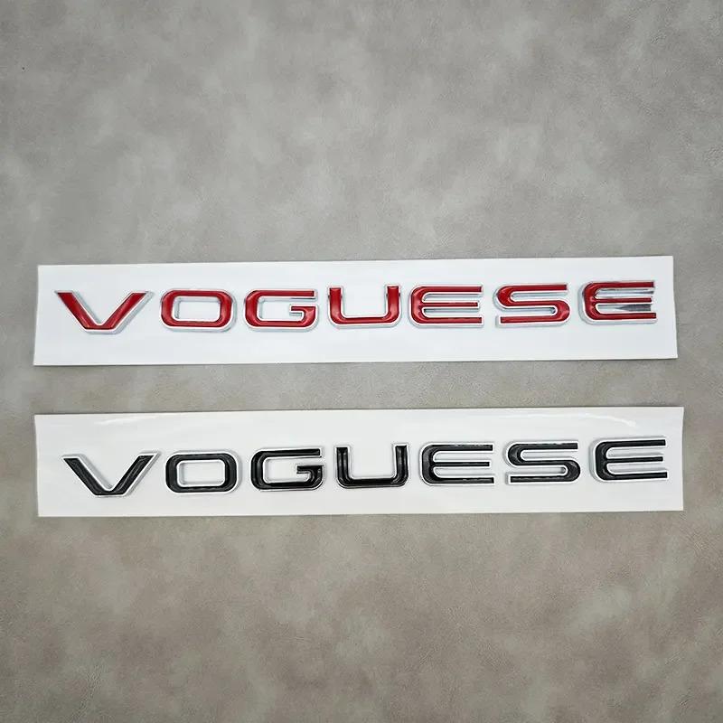 1Pc Range Rover Executive Extended Edition Accessories 3D ABS VOGUE SE Letters Logo Car Rear Trunk Badge Stickers