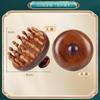 Portable Five-Claw Natural Sandalwood Massage Comb Wood Head Meridian Scalp Therapy Comb for Hair Styling and Relaxation