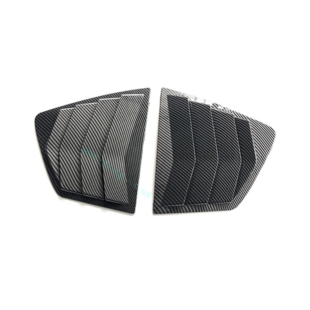 PAIR For Honda Accord 8th Sedan 2008-2013 Car Rear Window Quarter Louver Cover Side Vent Shutter Trim Scoop ABS Accessories