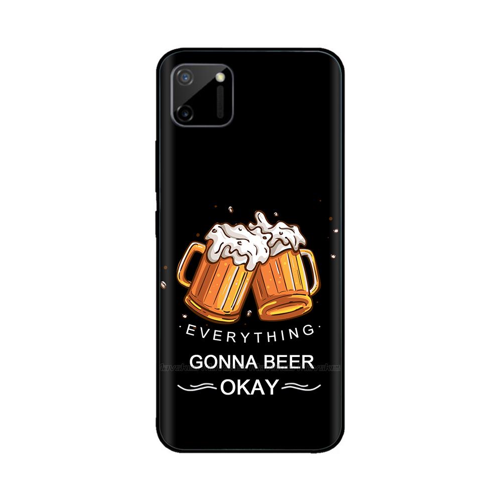 

For Oppo Realme C11 RMX2185 Case Cover For Realme C11 2021 RMX3231 Flowers Soft Liquid Silicone Phone Shell for RealmeC11 Coque Realme C11 2021