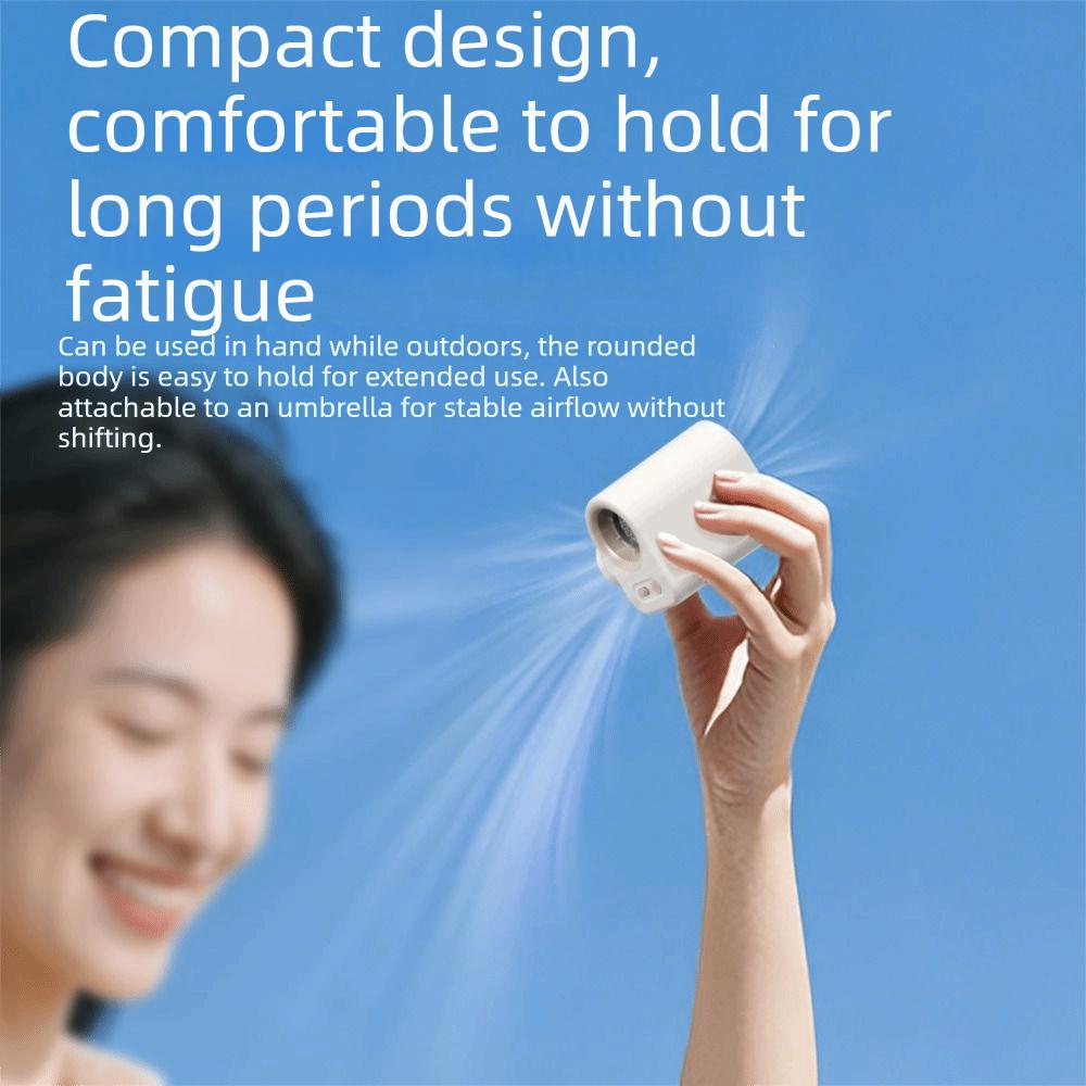 Adjustable Airflow Clip-on Waist Fan Compact Lightweight Multifunctional Fan  Daily Use