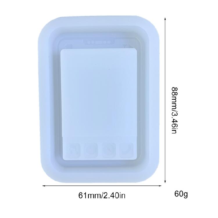 Resin Shaker Mold,Reusable Cute Silicone Quicksand Mould for DIY Crafts Making