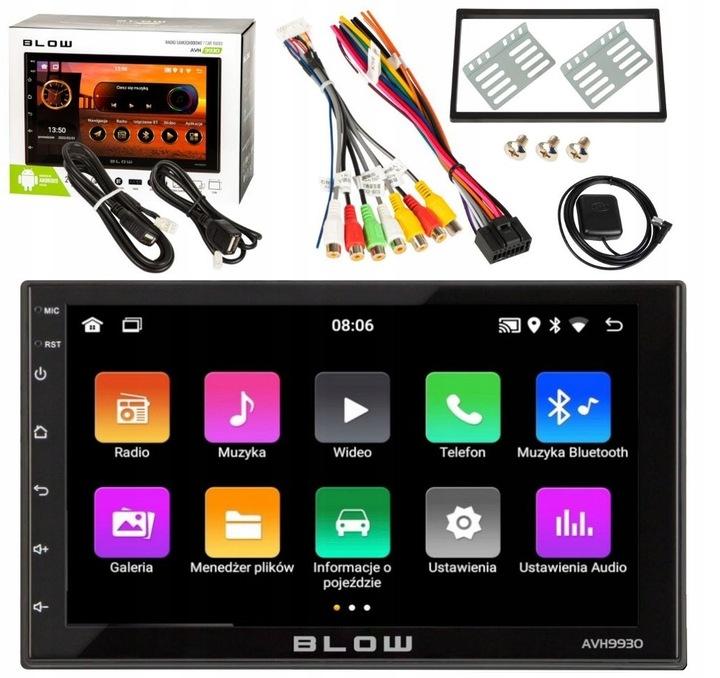 Radio 2Din Nawigacja Gps Eu Android Głośnomówiący Bluetooth Wifi Na Prezent