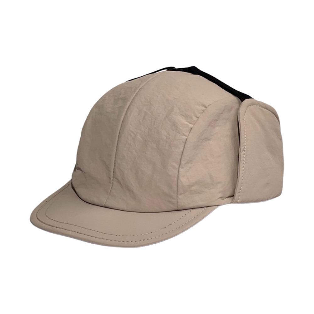 Fashion Retro Bomber Hat Solid Color Windproof Ear Protection Hat Thicken Lei Feng Hat for Men Women