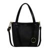 Portable Denim Tote Bag Women's Shoulder Underarm Bucket Bag