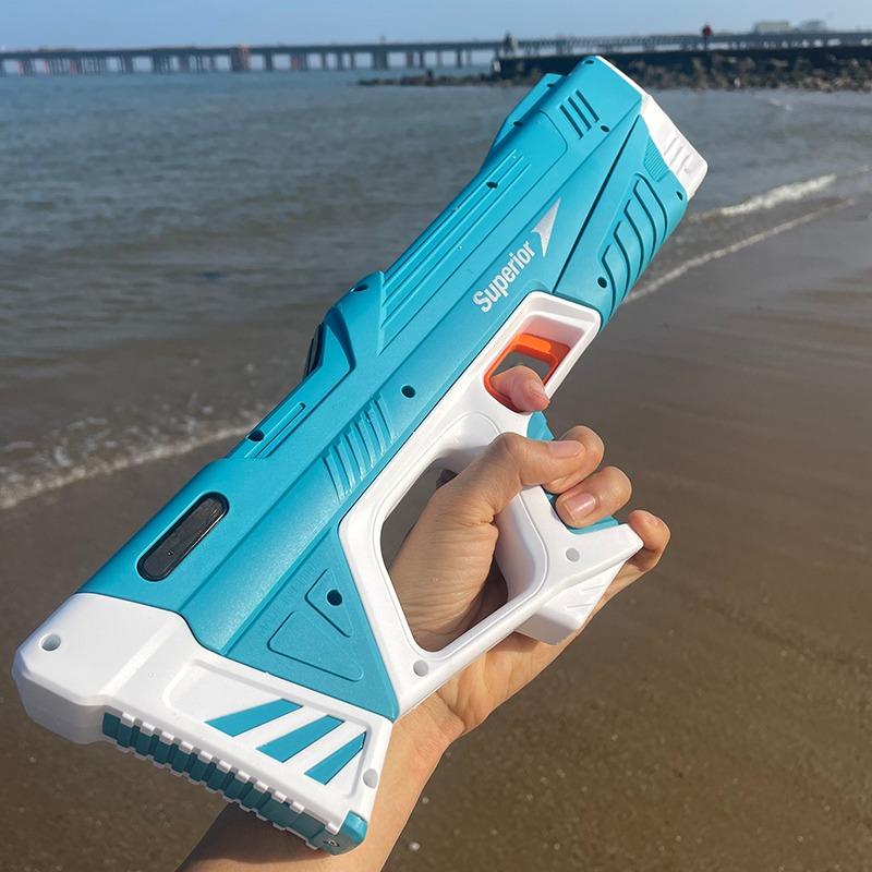 Automatisch Water Hoge Druk Elektrisch Waterpistool Speelgoed Voor Kinderen Zomer Buiten Zwembad Vechtspellen Kinderen Waterspeelgoed Cadeau