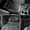 Auto Center Armrest Box Covers Leather Covers Carbon Fiber for Ford F-150 15-20