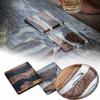 Heat Resistant Coasters Ins Style Wooden Tea Coaster Set Resin Cup Pad Creative Ceremony Accessories Home Kitchen Table Decor