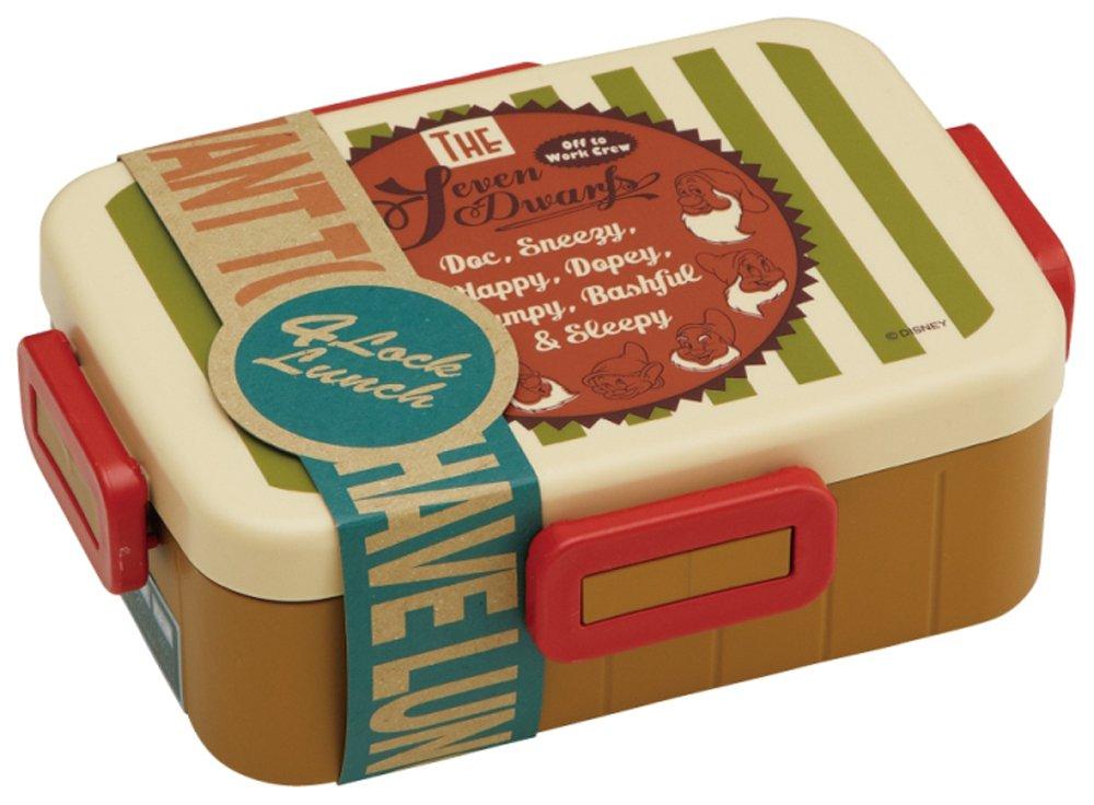 Skater Lock Lunch Badge Seven Disney 4-Piece Box, 650ml, Collection, Dwarfs,