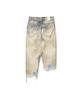 Camper Lab Distorted Denim Skirt Sand-Black
