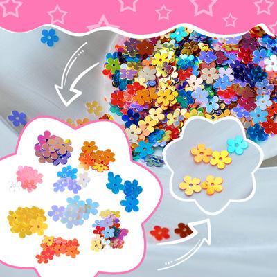 20 g(1200 ks)/Balení 7MM ploché PVC flitry Svatební konfety DIY šití šperků Party Dekorace Příslušenství