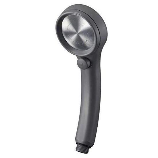 SANEI Shower Head Rainy Hand Stop Water Saving Rate 50 Ultra Fine Flow Increased Pressure Stainless Plate Gray Made Japan