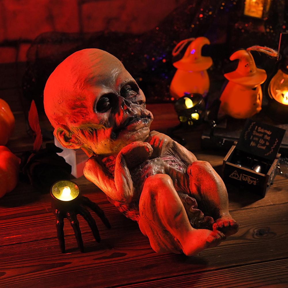 1PCS Halloween Horror Baby Doll Latex Decoration For Home Holiday Scary Party Haunted House Props Prank Durable Gift Accessories