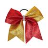 7 Inches Fashion Sparkling Glitter Cheerleading Hair Bow Glitter Grosgrain Ribbon Bows Hair Band Hair Tie For Girls And Women
