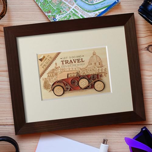 KINOWA "World Travel" Quilling Car Kit, Original Handmade Kit, Classic Car, Made In Japan