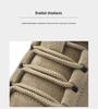 Men's Trendy British Casual Leather Sports Board Shoes, Retro Workwear Style