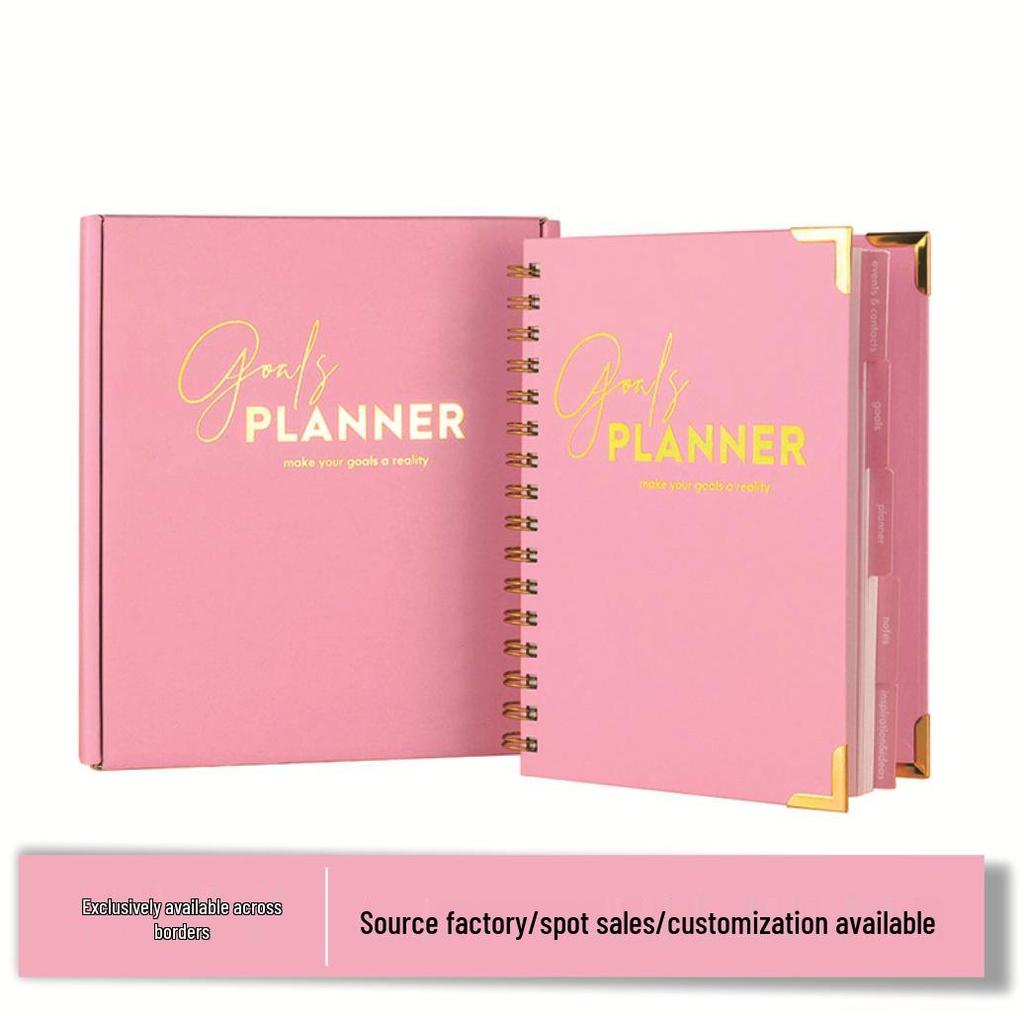 2025 Cross-Border Foreign Trade English Weekly Agenda and Goal Planner Notebook