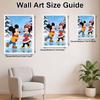 Disney Diamond Art Painting Kit 5D Diamond Mickey Minnie Ice Skating Art Diamond Home Wall Decor