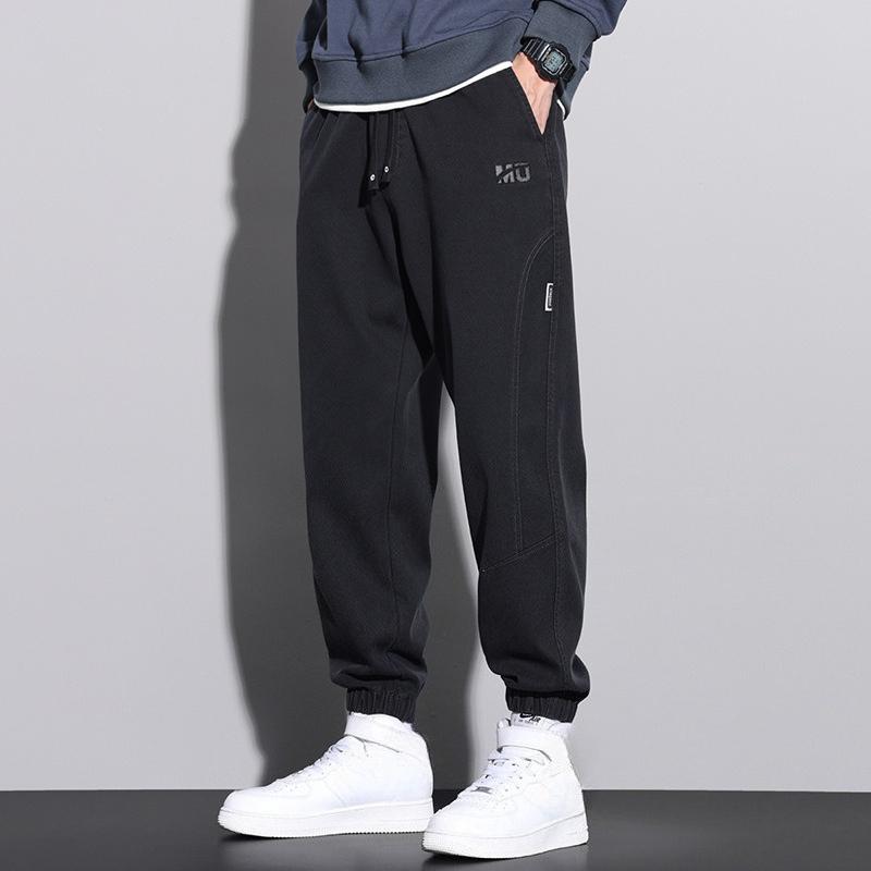 All-match Casual Pants for Men's Loose Straight Sports Pants for Autumn and Winter New Large-size Work Pants Versatile