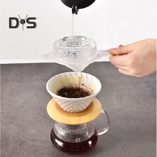 

Пластиковый капельный фильтр. Хороший фильтрующий эффект. Полезная прецизионная кофеварка.