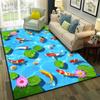 3D Koberec Podložka na podlahu Vzor krajiny Koberce do obývacího pokoje Podložka pod pohovku Koberce do ložnice Koberce k posteli Vstupní protiskluzová rohožka