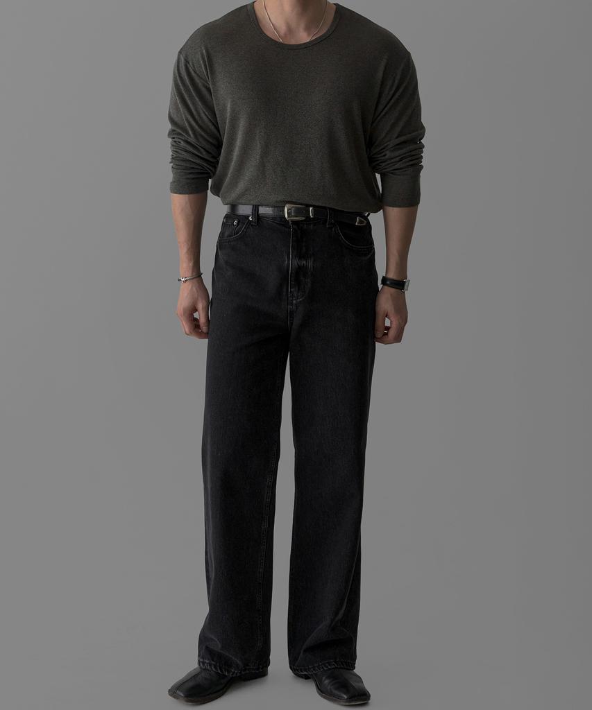 Baulopeulodeogteu Wool Fluid Knit Tee [Brown]