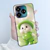 For ZTE Axon 60 Lite / Blade V60 Vita / Nubia V60 Design Case Cute Love Heart Rabbit Casing Black Soft Silicone Protective Cover