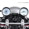 Daytona Motorcycle Mechanical Speedometer Stainless Body/White Panel/White LED 60 140km/h 15635