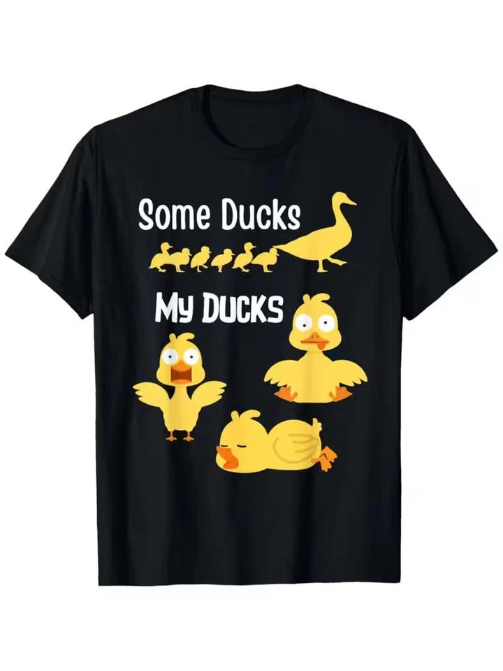 Funny  My Duck Is Not in a Row  Meme T-Shirt S