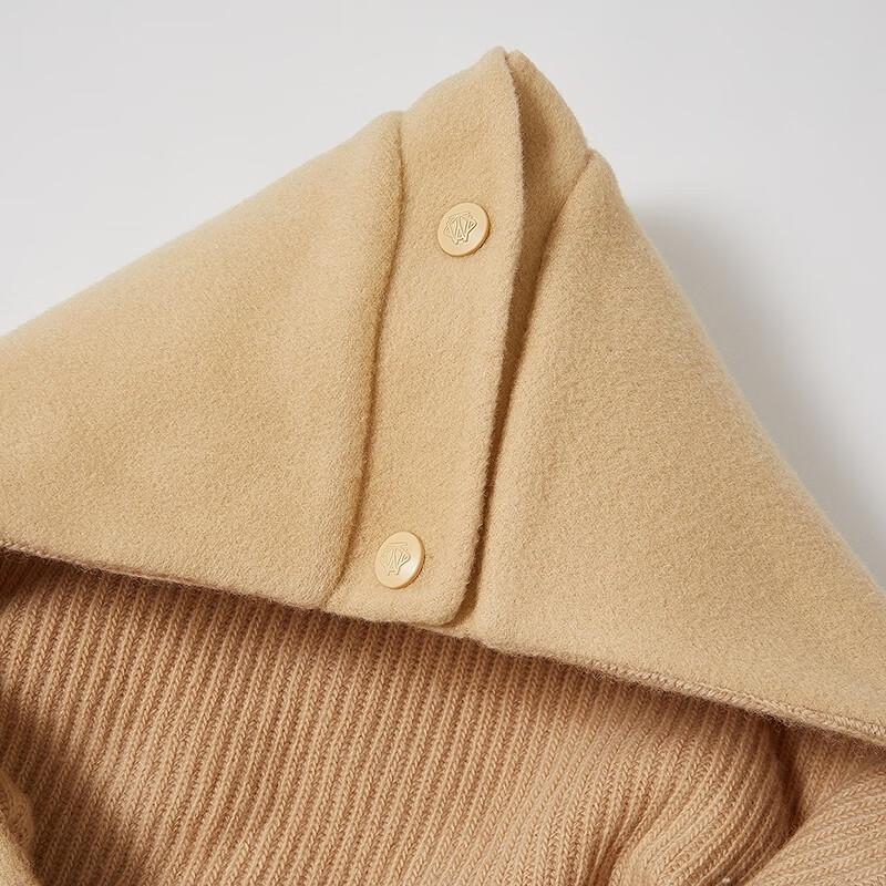Teenie Weenie Women's Hooded Wool Blend Coat