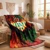 Real Betis Football Print Flannel Blanket Soft Warm Sofa Bed Throw Blanket For Home Office Bedroom