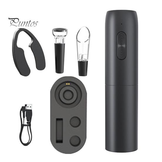 Electric Wine Opener Rechargeable Automatic Corkscrew with Charging Base Wine Bottle Opener USB Rechargeable Kitchen Wine Tools Accessories